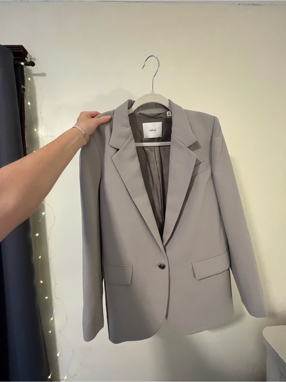 Wilfred Light purple/grey Single-Button Blazer